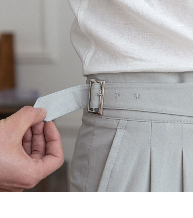 Classic Buckle Gurkha Pants by ITALIAN VEGA®