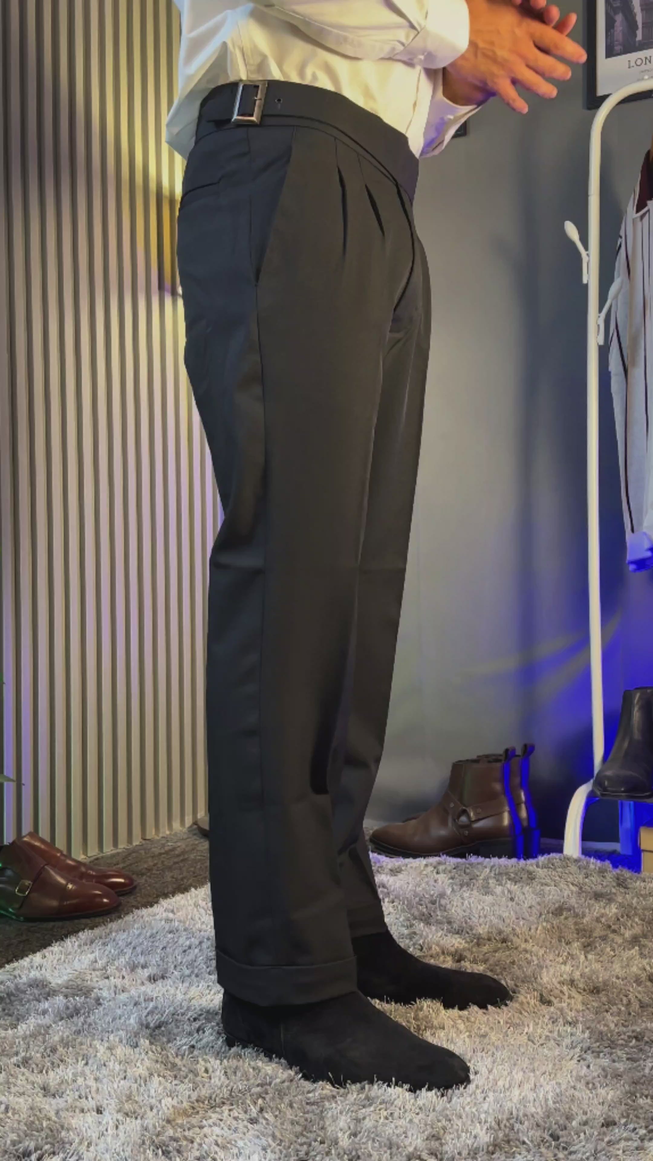 Classic Buckle Gurkha Pants by ITALIAN VEGA®