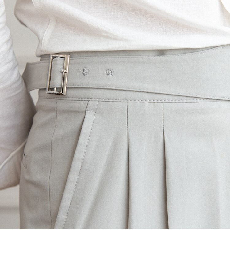 Classic Buckle Gurkha Pants by Italian Vega™