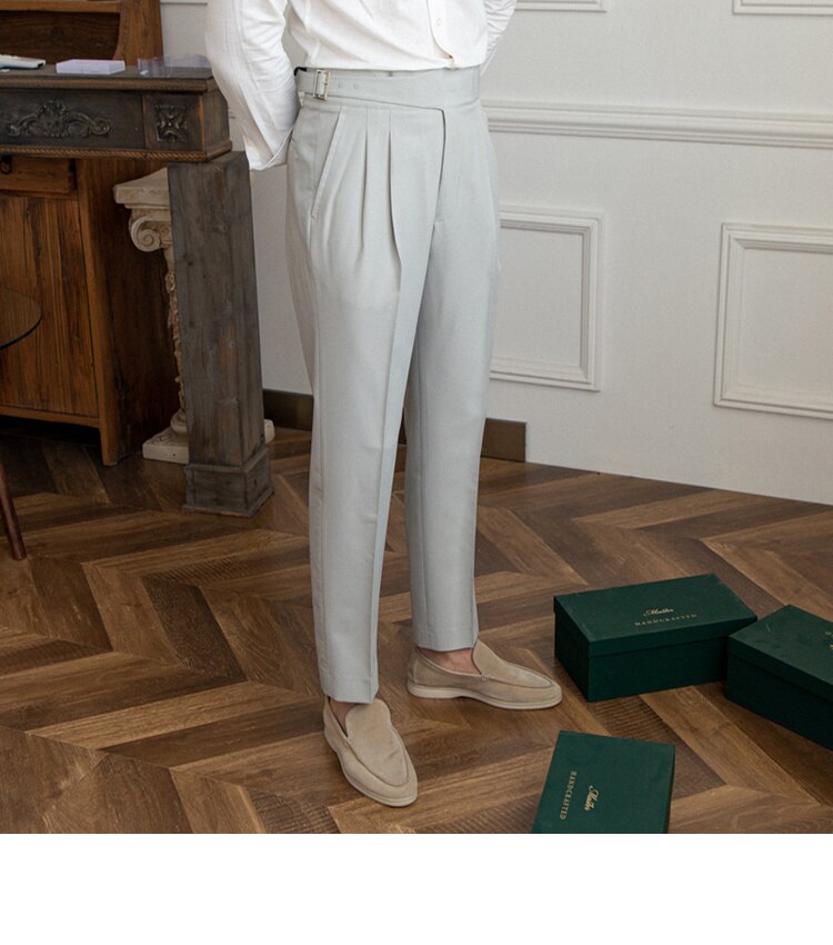 Classic Buckle Gurkha Pants by ITALIAN VEGA®