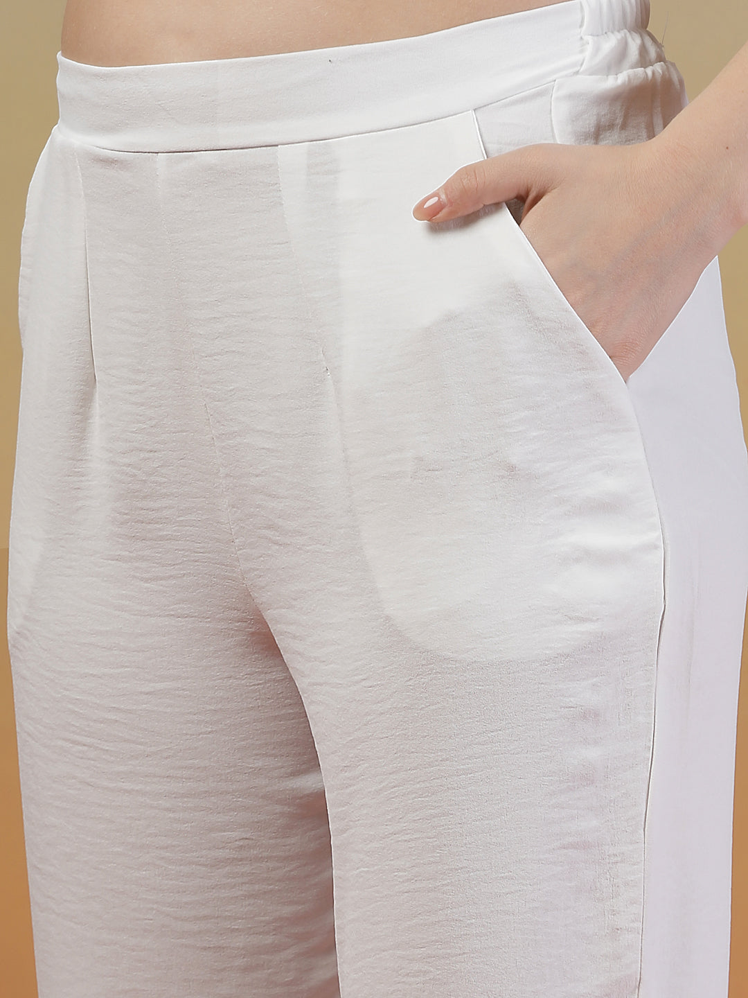 Imperial Swan White Trio Co-ord Set by Italian Vega