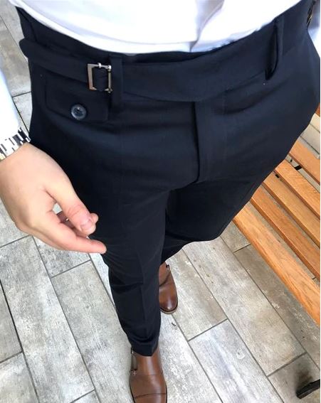 gurkha pants black