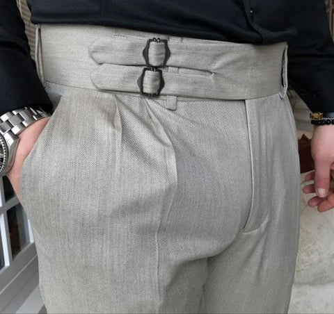 Black Buckle Detail Belted Cargo Trouser | PrettyLittleThing KSA