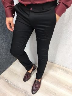Black Formal Pants Party Wear – Italian Vega™