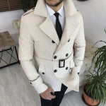 Arctic Biege Double Breasted Coat