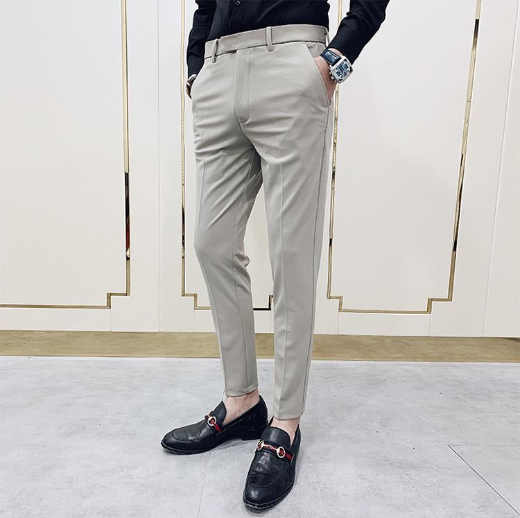 Buy Nemo Men Slim Fit Solid Ankle Length Trouser Online  Get 85 Off