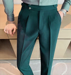 Bottle Green Signature Buttoned Gurkha Pants by Italian Vega®