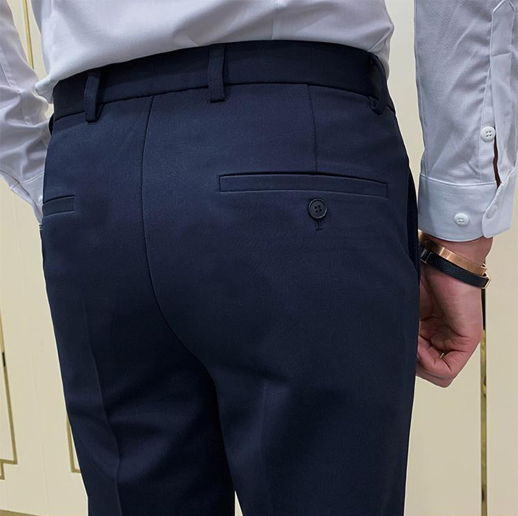 Italian Vega Royal Navy Trouser Slim Fit | ITALIAN VEGA®