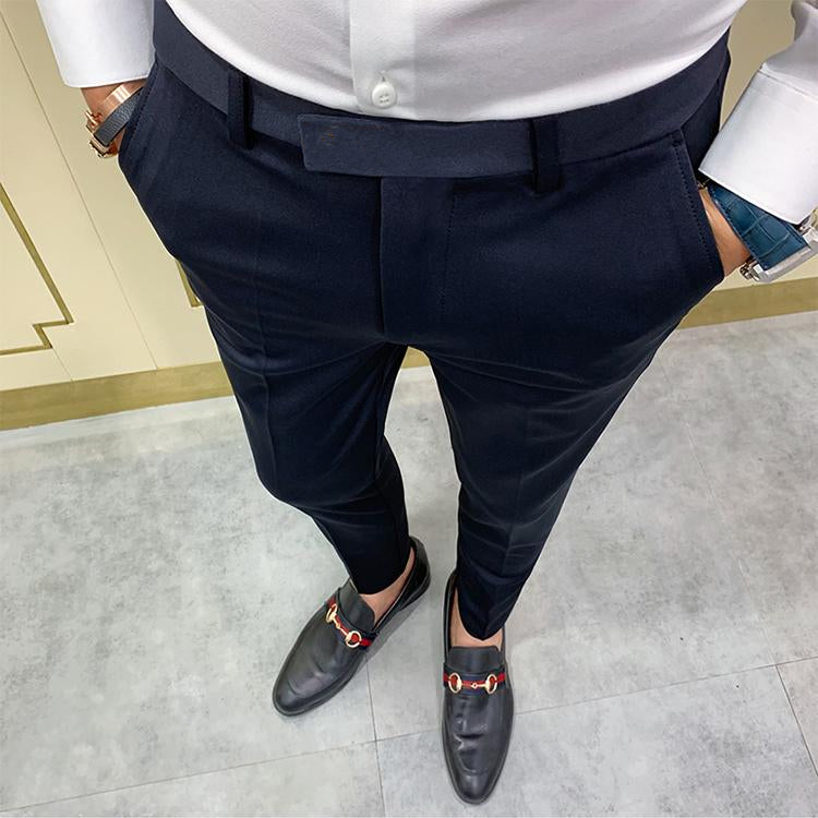 Italian Vega Royal Navy Trouser Slim Fit