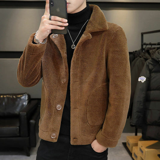 Fleece Parka Reversible Furr Coat Men